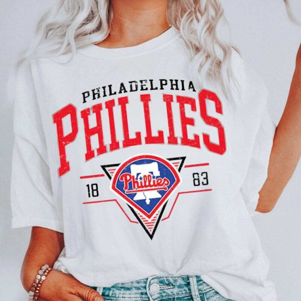 Phillies Philly Philadelphia Baseball Game Day Baseball Shirt 1883